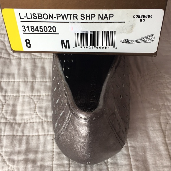Franco Sarto Silver Flats - Picture 3 of 5